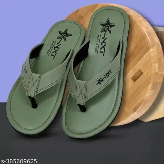 Flipflops for Men (Olive, 8)