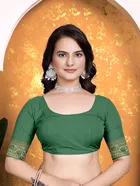 Banarasi Silk Jacquard Embroidery Saree for Women 