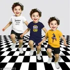 Cotton Blend Printed Clothing Set for Boys, Multicolour, Pack Of 3 
