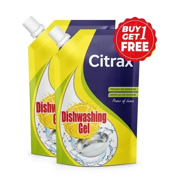 सिट्रैक्स डिशवाश जेल 2X500 ml (बय 1 गेट 1 फ्री)