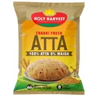 होली हार्वेस्ट चक्की फ्रेश आटा 10 kg + फ्री राजधानी बेसन 1 kg