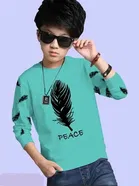 Round Neck Printed T-Shirt for Boys 