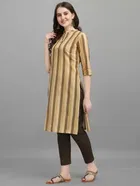 Women's Striped Casual Kurta 
