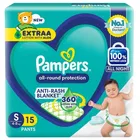 Pampers All round Protection Pants, Small size baby Diapers, 