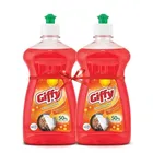 Giffy Turbo Boosters Dishwash Liquid Gel 2X500 ml (Pack of 2)