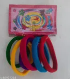 Fabric Hair Rubber Bands for Women, Pack of 72 