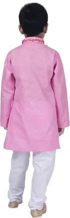 Cotton Embroidery Kurta & Pajama Set for Boys 