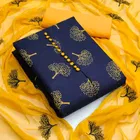 Cotton Slub Unstitched Dress Material for Women 