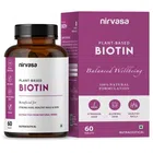 Nirvasa Plant Based Biotin 60 Pcs Capsules (Set of 1)