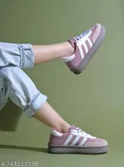 Shoetopia Girls Sneakers Peach 