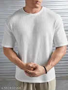 Cotton Blend T-shirt for Men, White 