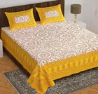Cotton Rajasthani Jaipuri Double Bedsheet with 2 Pillow Covers 