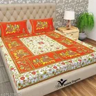 Cotton Double Bedsheet with 2 Pillow Cover 