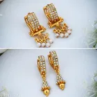 Gold-Plated Earrings/Studs/Bali Combo For Women'S/Girls