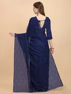 Net Floral Saree for Women 