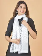 Net Solid Dupatta for Women 