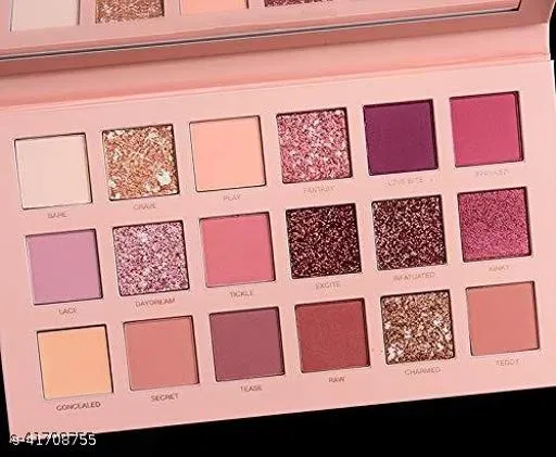 18 Color Eye Shadow Palette, Multicolor, Pack of 1