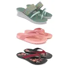 Combo of Heels with Slippers & Sandals for Women 