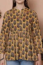 Cotton Printed Top for Women 