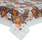 PVC Printed Waterproof Rectangle 4 Seater Table Cloth 