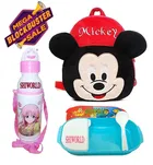 Fabric Backpack with Lunch Box & Water Bottle for Kids 
