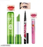 2 Pcs Color Changing Lipstick with Eye Liner, Multicolor, Set of 2