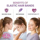 Cotton Cloth Fabric Hair Bands for Women, Pack of 50 