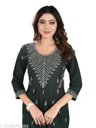 Lycra Printed Kurta with Pant for Women 