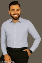 Cotton Blend Solid Shirts for Men, Multicolor 