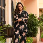 Floral Printed Short Kurta with Matching Pyjama Set for Women 