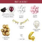 4th Happy Birthday Balloon Decoration Kit, Multicolor, Pack Of 63