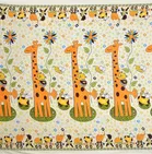 Sarangi Fitted Bedsheet 190x183x20 cm Multicolor & Blue Pack of 2