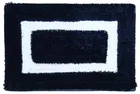 Qaleen Microfiber Bath Mat [16x24 Inc] Blue