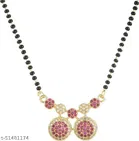 Alloy Mangalsutra with Earrings for Women 