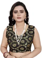 Satin Solid Saree for Women 