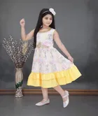 Cotton Blend Frock for Girls 
