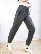Cotton Trouser for Women, Grey 