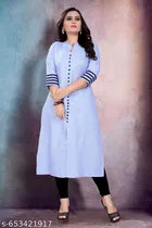 Cotton Blend Kurti for Women, Pack of 2 