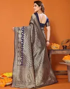 Banarasi Silk Zari Woven Saree for Women 