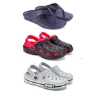 Combo of Slippers with Clogs for Men 