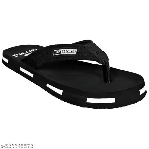 Slippers for Men (Black, 9)