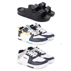 Combo of Casual Shoes with Sliders for Men 