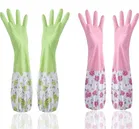PVC Dishwashing Cleaning Gloves