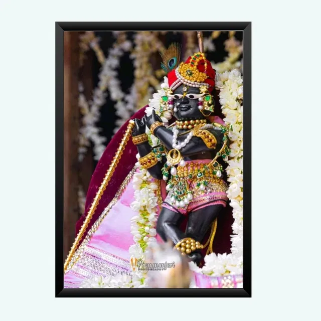 Polyester Photo Frame (Black, 5x7 Inches)