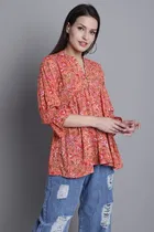 Cotton Printed Top for Women 
