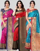 Art Silk Printed Saree for Women 