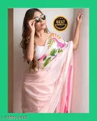 Cotton Linen Saree for Women 