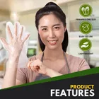 Transparent disposable gloves for kitchen hand - Use and Throw Gloves  