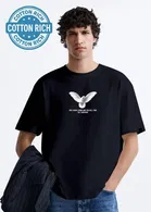 Round Neck Printed T-Shirt for Men 