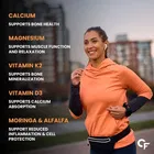 CARBAMIDE FORTE Calcium Magnesium Zinc Tablets for Women & Men | Bone Health Supplement 